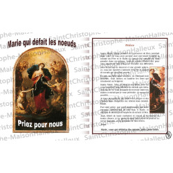 Postcard to souls in Purgatory prayer - magnetic