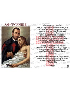 Ansichtkaart Saint Camille gebed - magnetisch