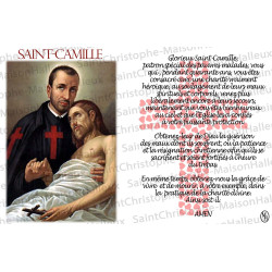 Postkarte Saint Camille Gebet - magnetisch