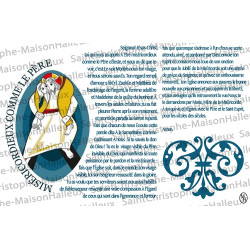 Postal Misericordiosa como la oración del Padre - magnética