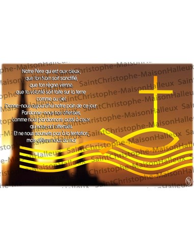Postcard Our Father prayer - magnetic