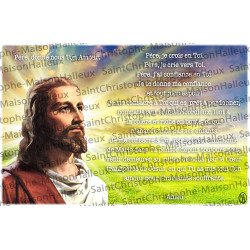 Postcard Father give us your Love prayer - magnetic
