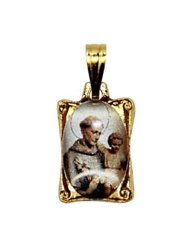 Medaglia rettangolare di Sant'Antonio