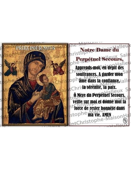 Ansichtkaart Vader Damiaan gebed - magnetisch