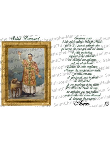 Postcard Saint Barthélemy prayer - magnetic