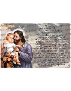 Postkarte Heiliger Josef Gebet - magnetisch