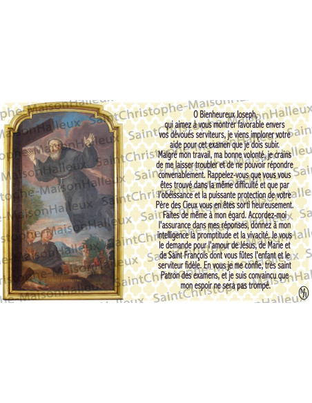Postkarte Heiliger Josef Gebet - magnetisch