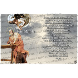 Postal Oración de San Mateo - magnética