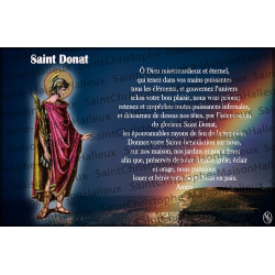 Postkarte Heiliger Donat Gebet - magnetisch