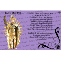 Cartolina San Ferréol preghiera - magnetica
