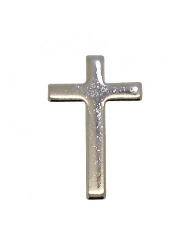 Broche Pins religieux médaillon chapelet St vierge Marie avec croix