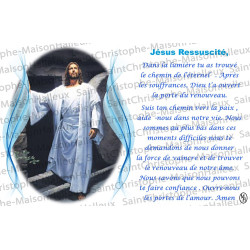 Postkarte Auferstandener Jesus Gebet - magnetisch