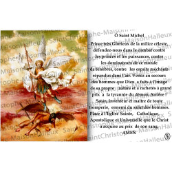 Postal Oración de San Miguel - magnética