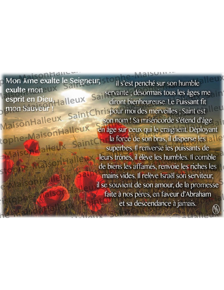 Postcard My savior prayer - magnetic