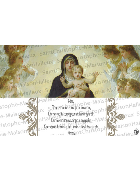Postal Oración de Padres - magnética