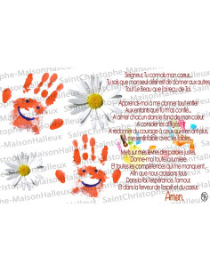 Postkarte Eltern gebet - magnetisch