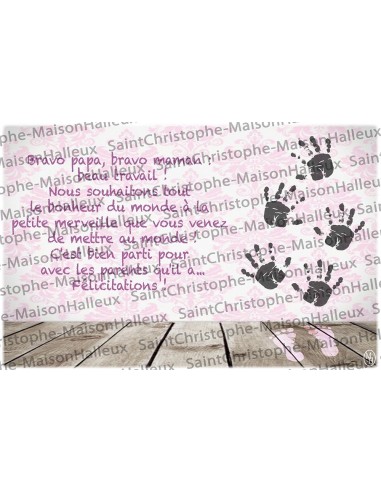 Baby-Postkarte - magnetisch