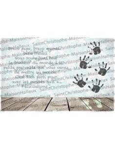 Baby postcard - magnetic