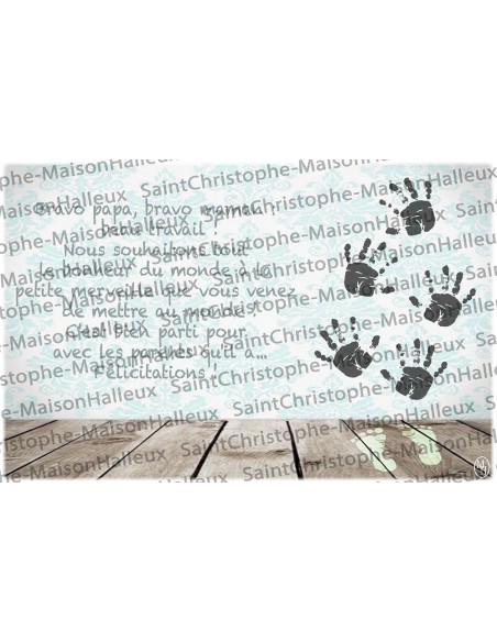 Baby-Postkarte - magnetisch