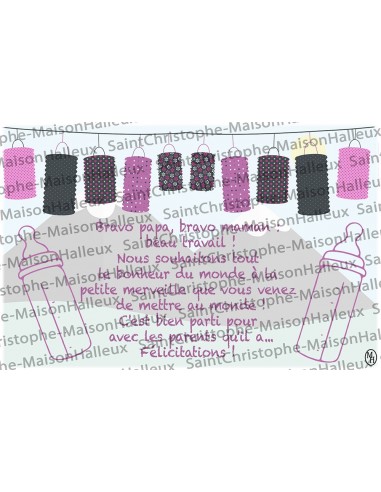 Baby ansichtkaart - magnetisch