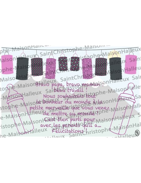 Baby ansichtkaart - magnetisch