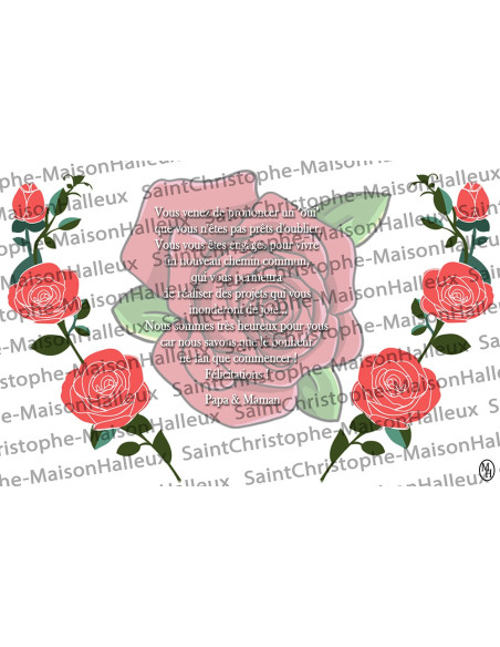 Wedding Postcard - magnetic