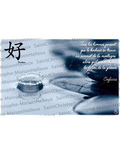 Carte postale Proverbe - aimantée