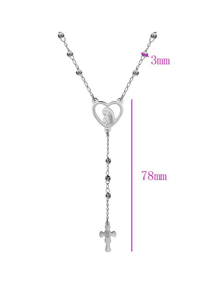 Stainless steel rosary