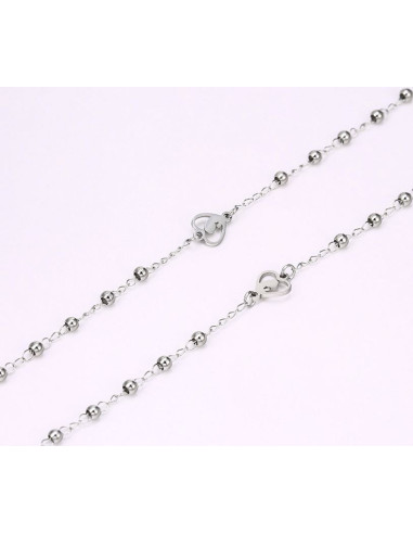 Rosario in acciaio inossidabile