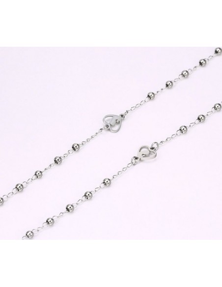 Stainless steel rosary