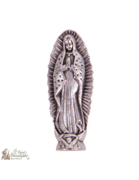 Estatua en miniatura de Nuestra Señora de Guadalupe