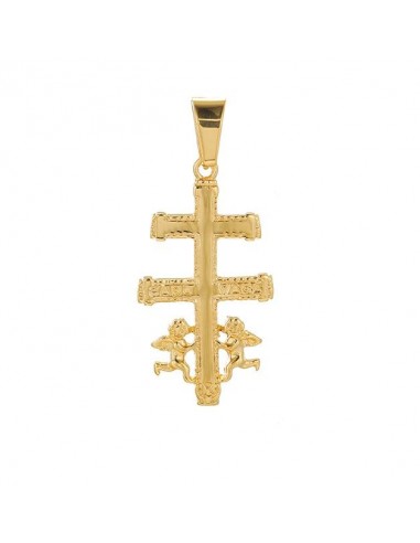 Caravaca kruis hanger - 24 k verguld