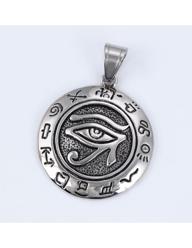 Eye of Ra Pendant - stainless steel