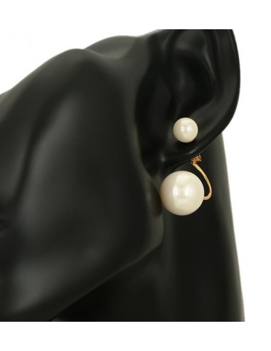 Orecchini di perle - placcato oro 24 K