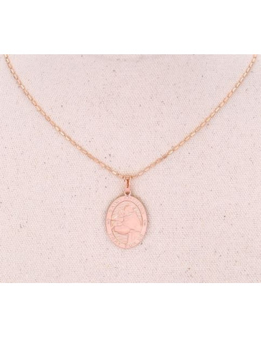 Collana con ciondolo medaglia San Antonio