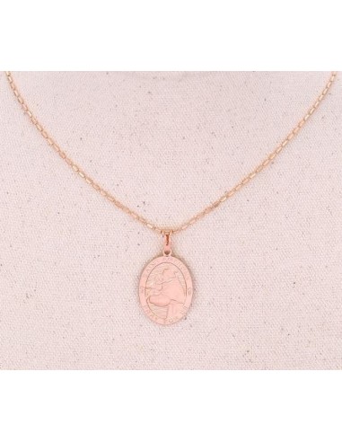 Halskette mit Anhänger Medaille Heilige Antonius