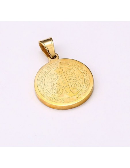 St. Benedict Swarovski Synthetic Medal