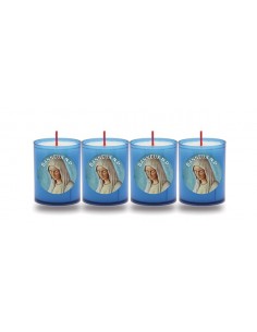 Wonderbaarlijke Virgin Night Light Candles - 4 stuks