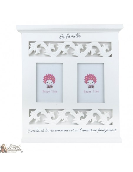 Girl photo frame with customizable first name