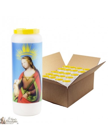 Novena candles in Holy Agnes - 20 pieces