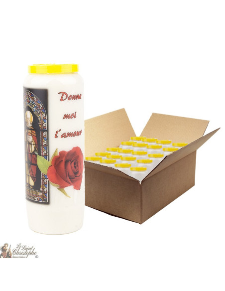 Novena de San Valentín Velas para el amor - 20 piezas