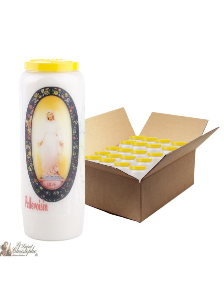 Velas de Novena Nuestra Señora de Pellevoisin - 20 piezas