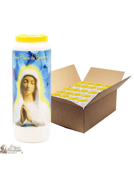 Velas de Novena Virgen de los pobres de Banneux N.D. - 20 piezas