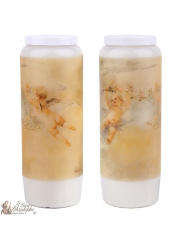 Vintage Angel Novena Candles - 20 pieces