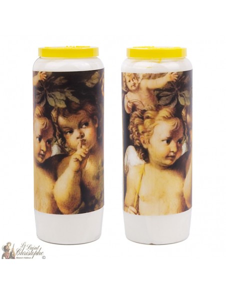 Velas Novena Vintage Angel - 20 piezas