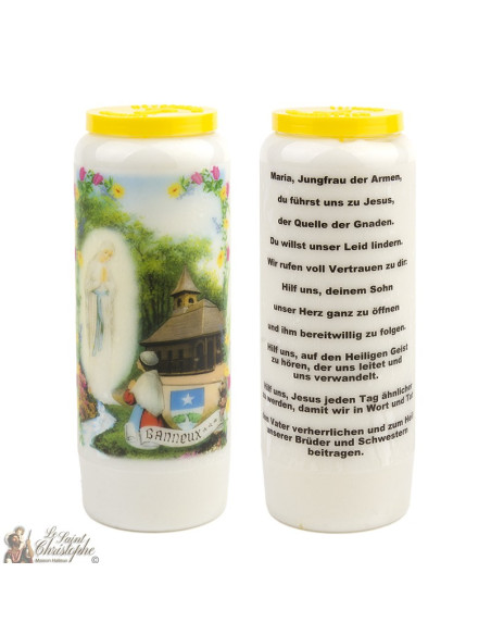 Virgin Novena candles of the poor of Banneux N.D. - 20 pieces