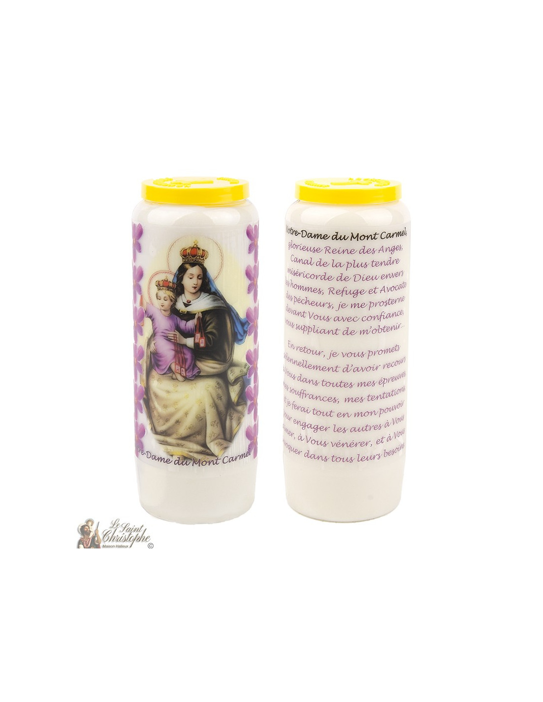 virginmarynovenacandlesfrommountcarmel20pieces