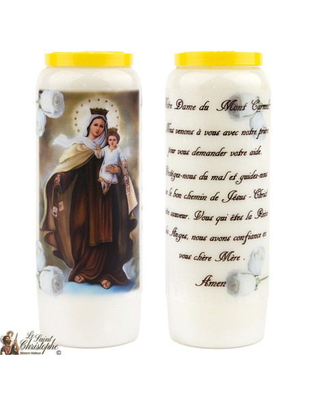 Virgin Mary Novena candles from Mount Carmel - 20 pieces
