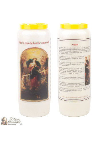 Candle of Mary Novena that undoes the Knots - 20 pieces