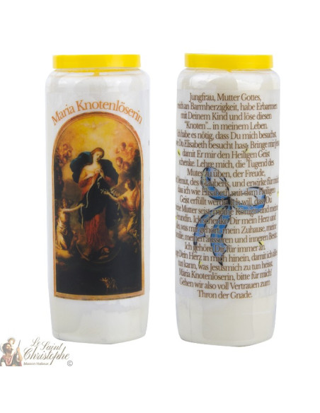 Candle of Mary Novena that undoes the Knots - 20 pieces